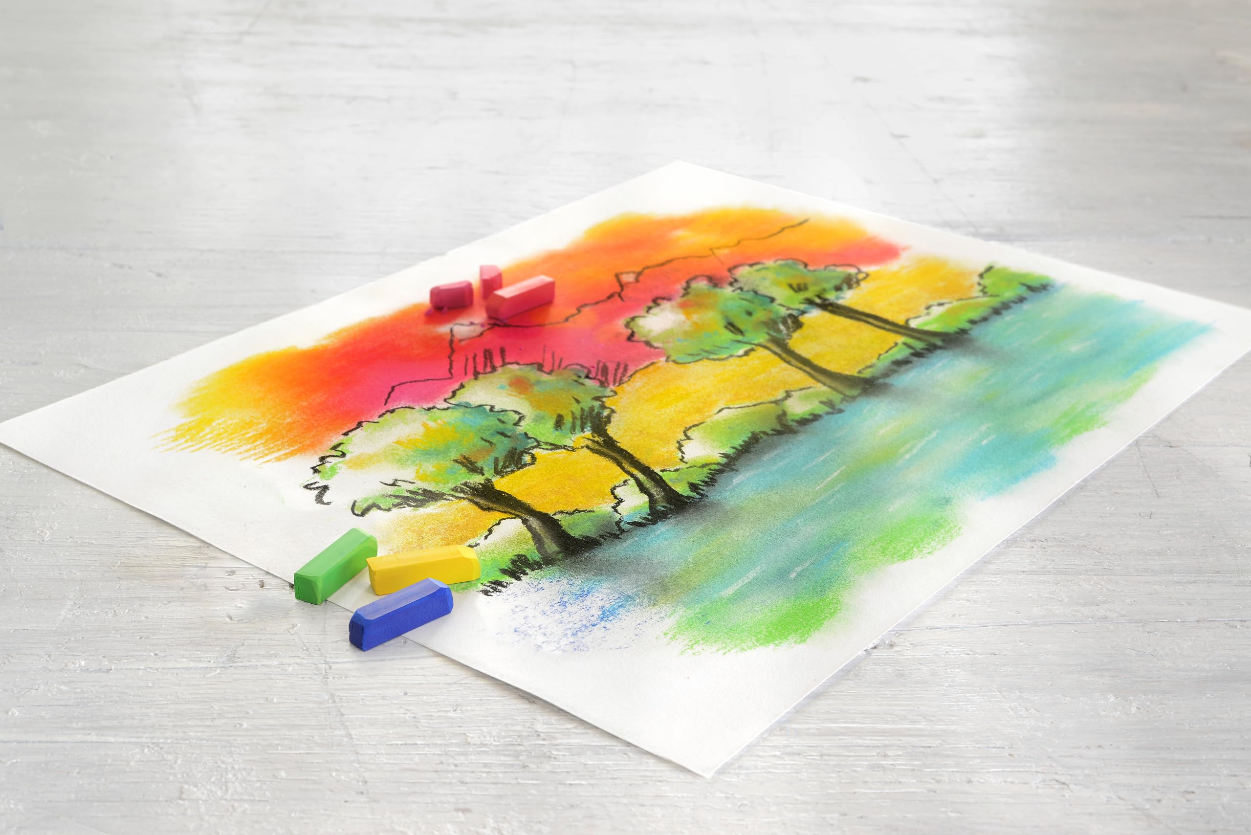 Faber-Castel FC128272 Creative Studio Soft Pastel Crayons (72 Pack), Assorted - Image 6