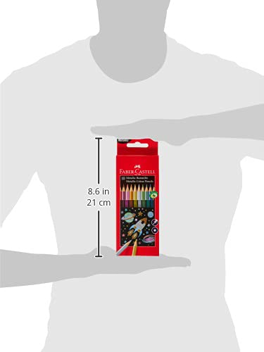 Faber-Castell 201583 Metallic Colour Pencil (Pack of 10) - Image 5