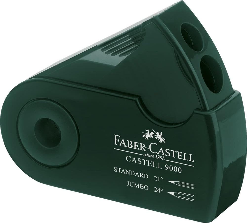 Faber-Castell 9000 Jumbo Graphite Pencil Set - 2 Graphite Sketch Pencils (2B, 4B), Double Hole Pencil Sharpener, Dust Free Art Eraser - Graphite Pencils for Drawing, Sketching and Shading - Image 4