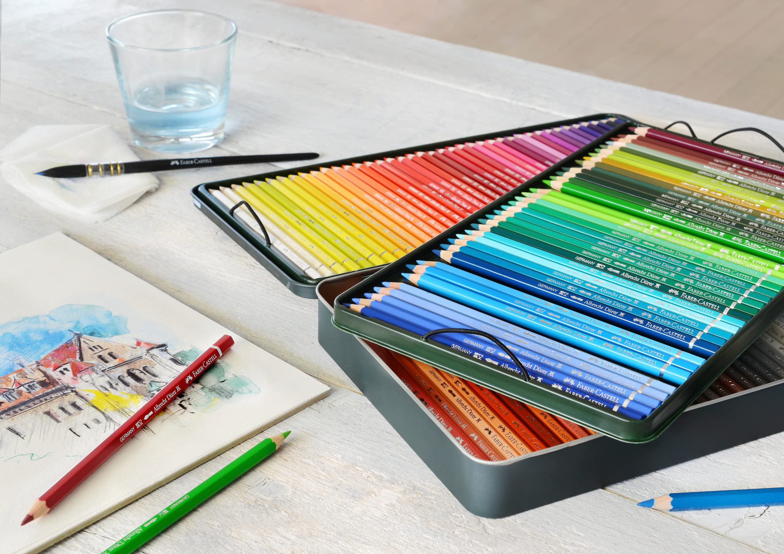 Faber-Castell Albrecht Dürer® Artists' Watercolor Pencils - Tin of 120 - Image 5