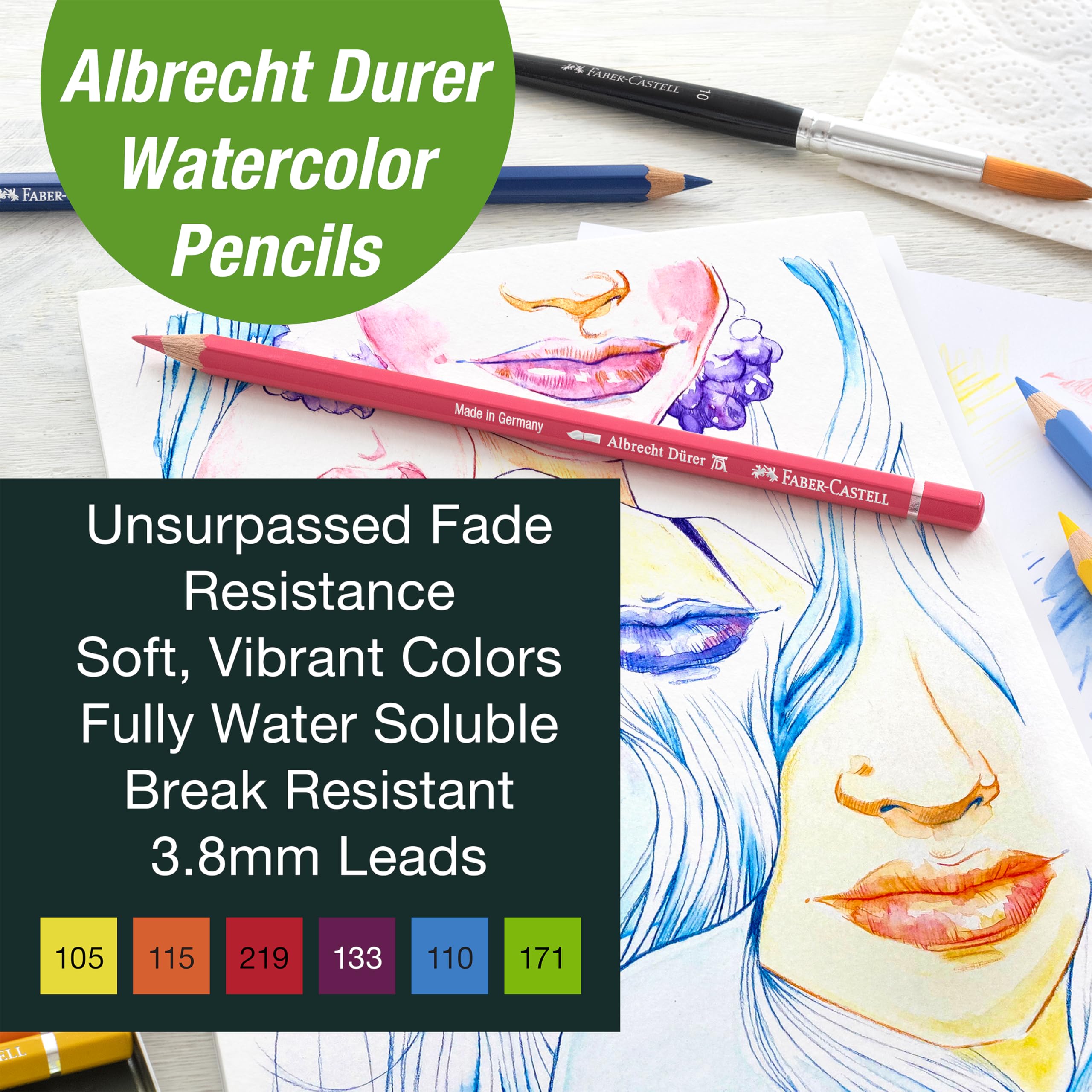 Faber-Castell Graphic Art Try It Box - Wet Mediums Set - Image 5