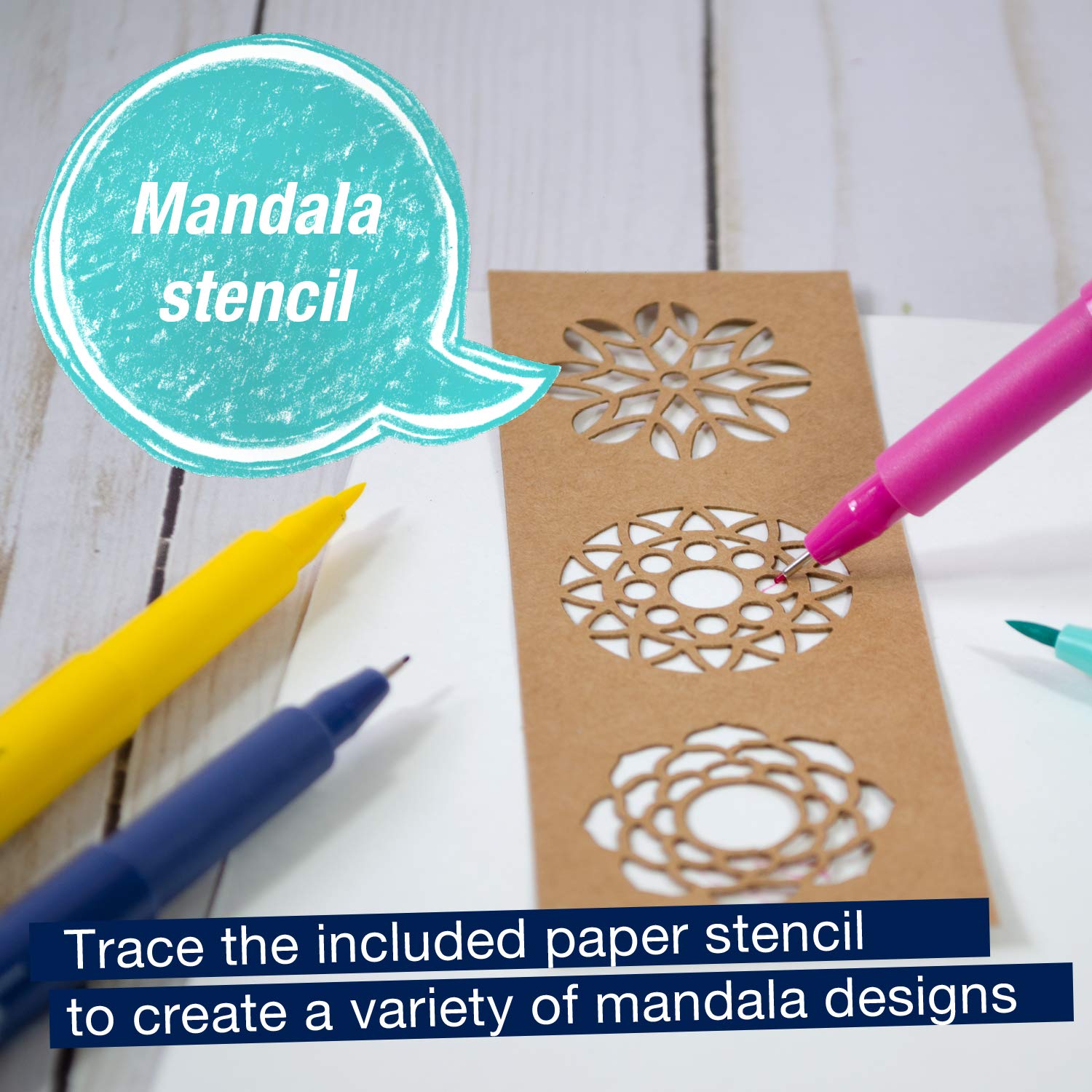 Faber-Castell Pitt Artist Pen Set - Mandala Art - Image 5